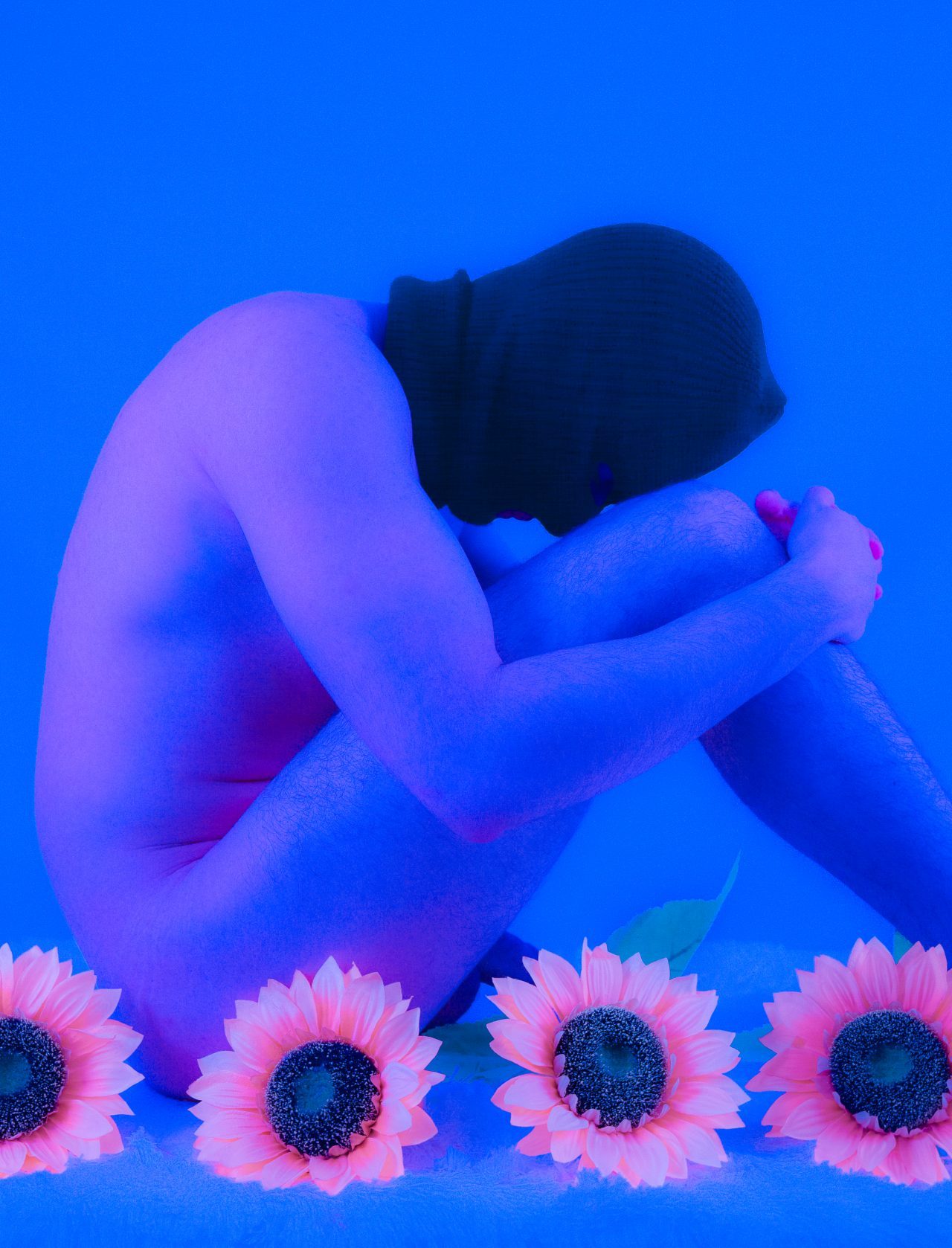 Mixed media: Photograph of a Latino nude model and digital painting. Credit: Photo by Javier Soriano/LoveIsAmor.com