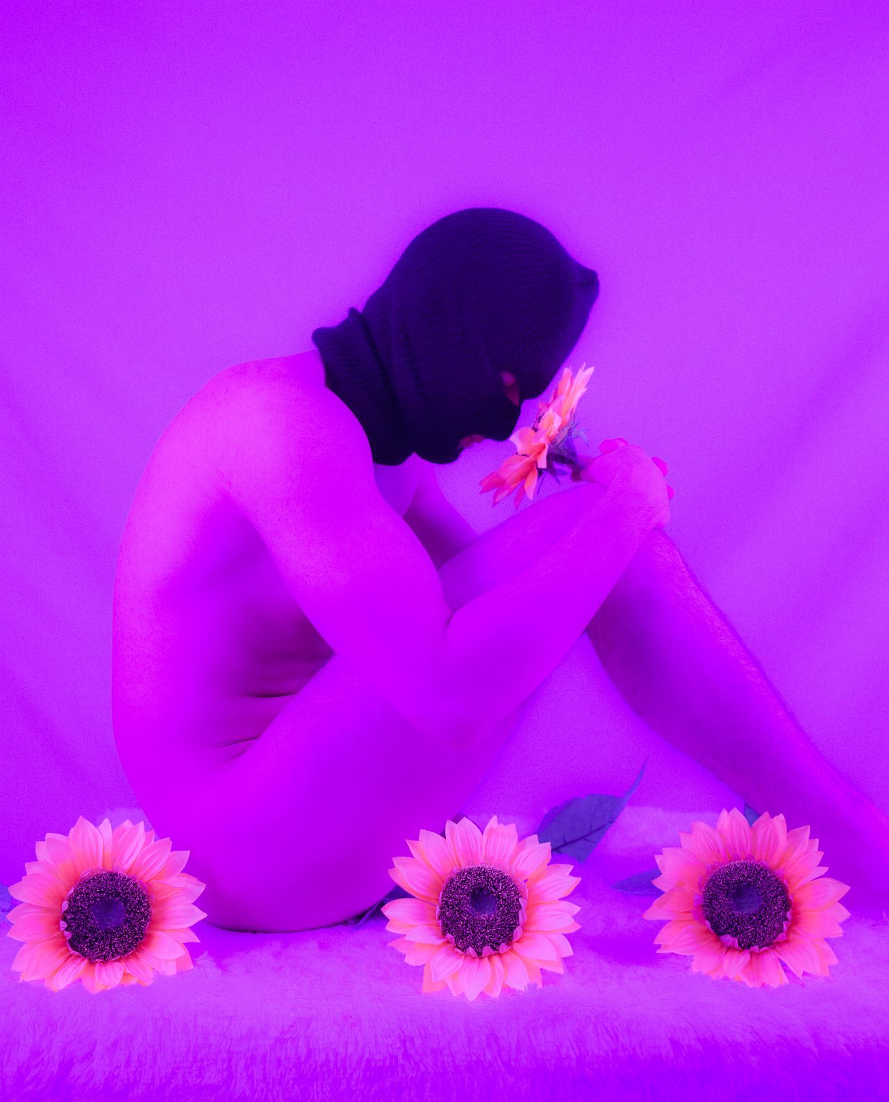 Mixed media: Photograph of a Latino nude model and digital painting. Credit: Photo by Javier Soriano/LoveIsAmor.com