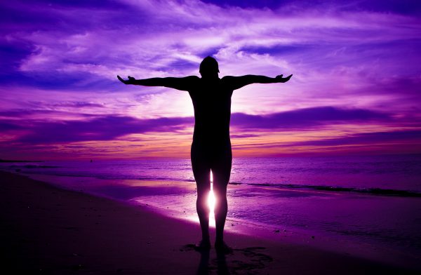 Mixed media: Photograph of a Latino nude model and digital painting. Credit: Photo by Javier Soriano/LoveIsAmor.com