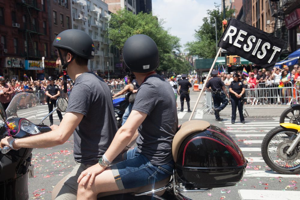 Sunday, June 24, 2018. New York City – New Yorkers celebrated the biggest LGBTQ Pride March in the United States of America. This year, the NYC Pride March celebrated 49 years. Photo by Javier Soriano/LoveIsAmor.com