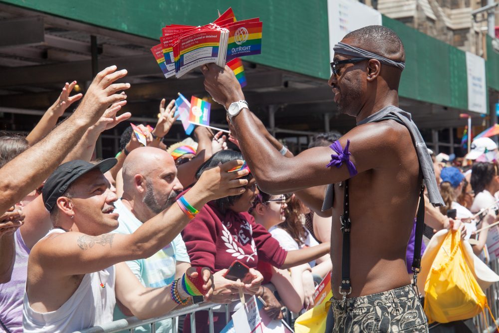Sunday, June 24, 2018. New York City – New Yorkers celebrated the biggest LGBTQ Pride March in the United States of America. This year, the NYC Pride March celebrated 49 years. Photo by Javier Soriano/LoveIsAmor.com