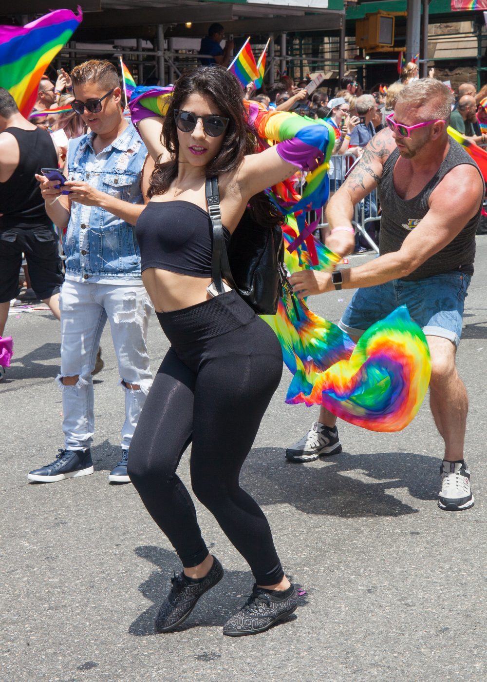 Sunday, June 24, 2018. New York City – New Yorkers celebrated the biggest LGBTQ Pride March in the United States of America. This year, the NYC Pride March celebrated 49 years. Photo by Javier Soriano/LoveIsAmor.com