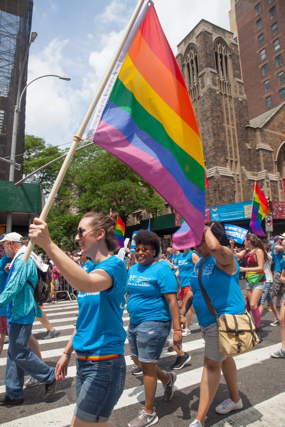 Sunday, June 24, 2018. New York City – New Yorkers celebrated the biggest LGBTQ Pride March in the United States of America. This year, the NYC Pride March celebrated 49 years. Photo by Javier Soriano/LoveIsAmor.com