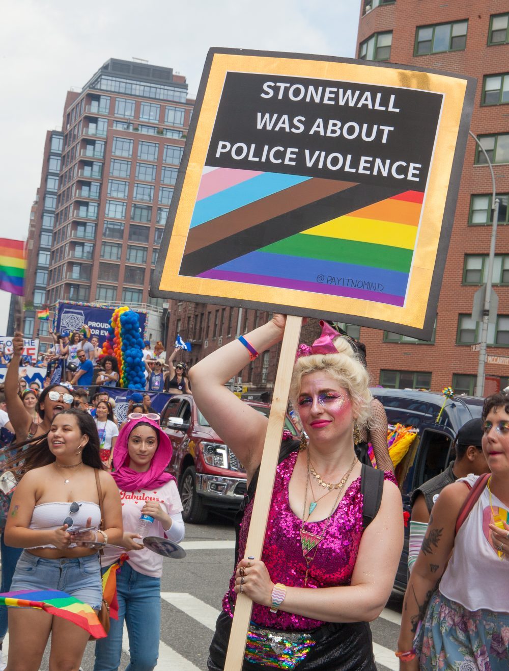 Sunday, June 24, 2018. New York City – New Yorkers celebrated the biggest LGBTQ Pride March in the United States of America. This year, the NYC Pride March celebrated 49 years. Photo by Javier Soriano/LoveIsAmor.com