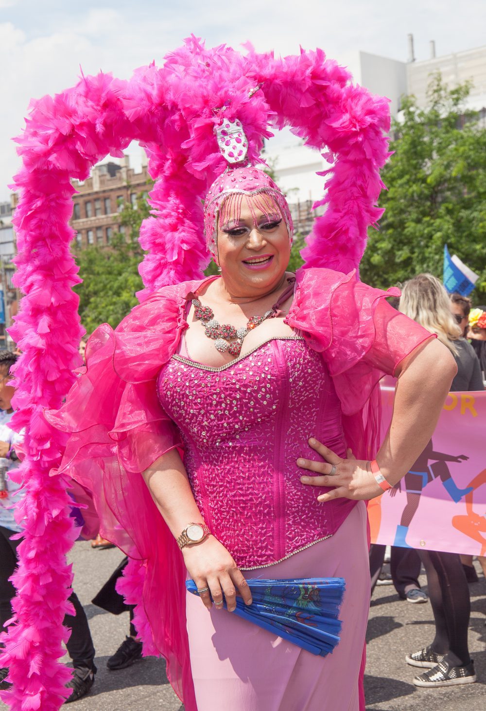 Sunday, June 24, 2018. New York City – New Yorkers celebrated the biggest LGBTQ Pride March in the United States of America. This year, the NYC Pride March celebrated 49 years. Photo by Javier Soriano/LoveIsAmor.com