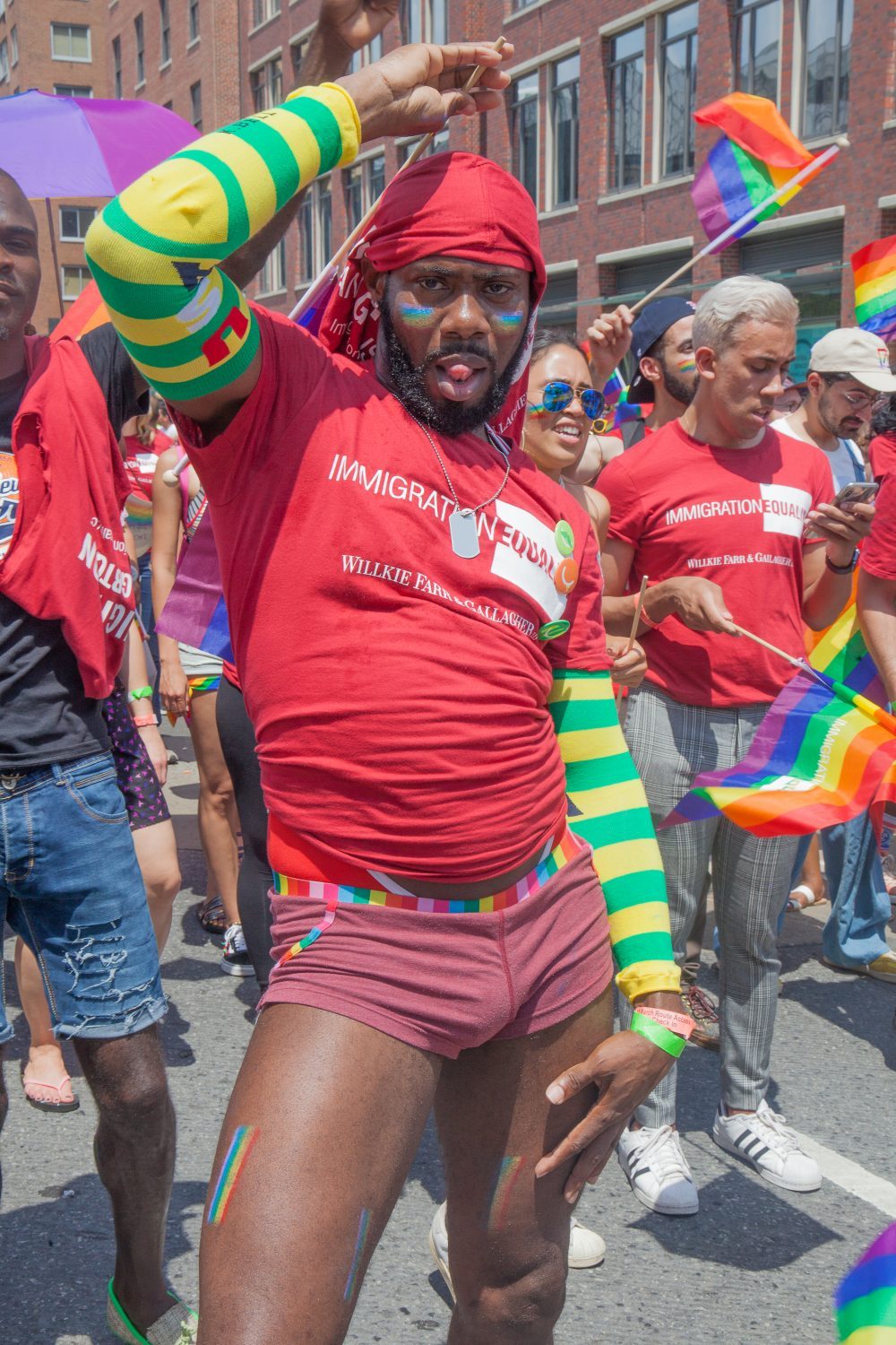 Sunday, June 24, 2018. New York City – New Yorkers celebrated the biggest LGBTQ Pride March in the United States of America. This year, the NYC Pride March celebrated 49 years. Photo by Javier Soriano/LoveIsAmor.com
