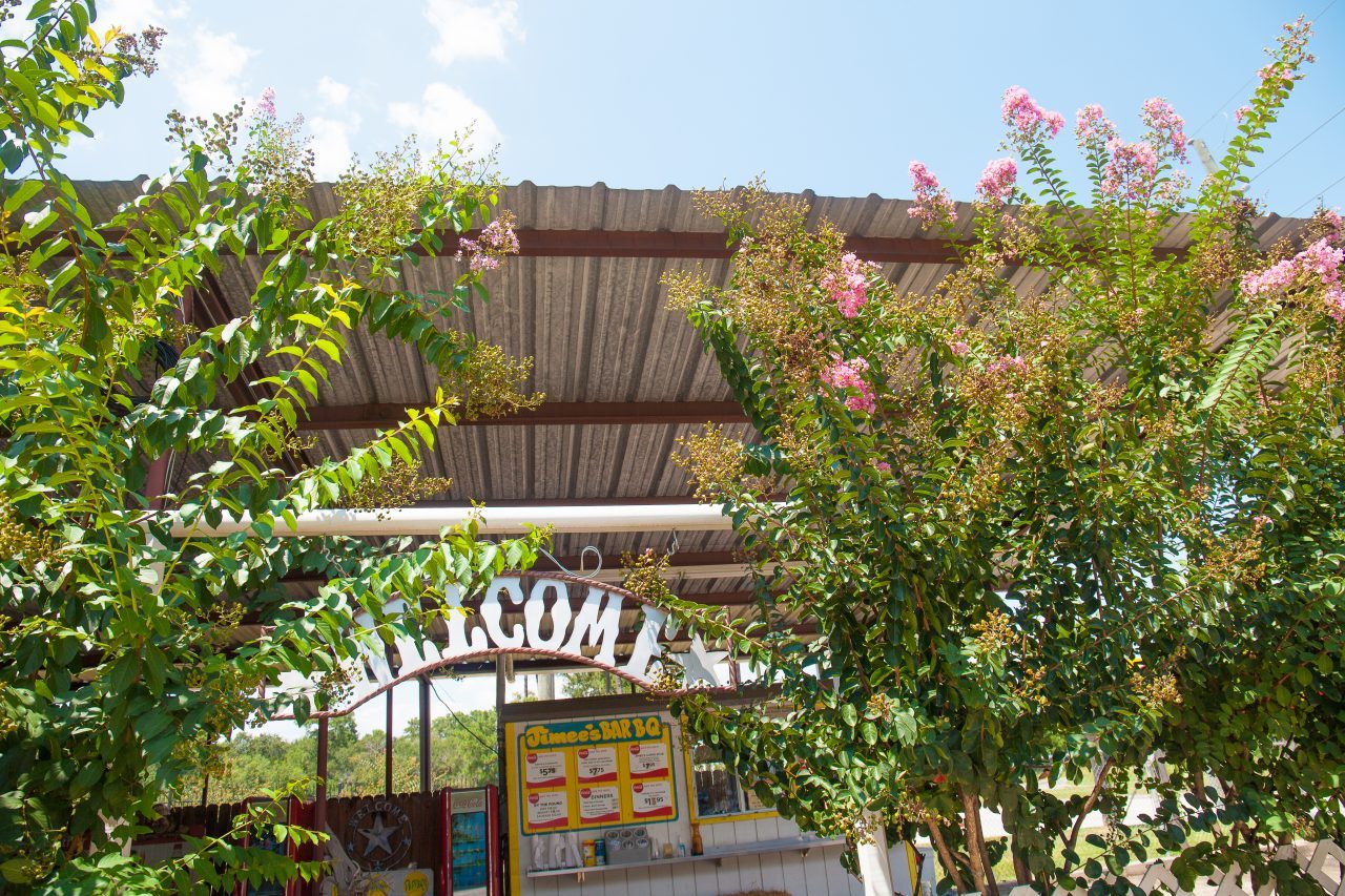 Thursday, August 2, 2018 - My friends and I had a 5 hours layover in Houston. It was our first time in Texas. My friends wanted to have some BBQ. The taxi driver took us to Jimme's BAR BQ. It's about a 10 minutes drive from the airport. The outside seating area is nice. The owners were friendly. Jimee's BAR BQ 17919 Aldine Westfield Rd, Houston, TX 77073. Credit: LoveIsAmor.com