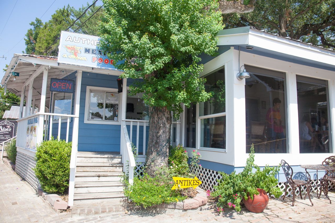 Thursday, August 2, 2018 - Old Town Spring. Spring, Texas. "Botanas El Chilaquil. Authentic Mexican Food" Credit: Photo by LoveIsAmor.com