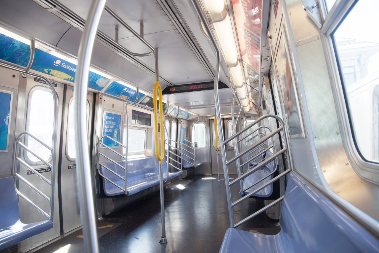 9/5/2018 Q subway. Brooklyn, New York City. Credit: Photo by LoveIsAmor.com