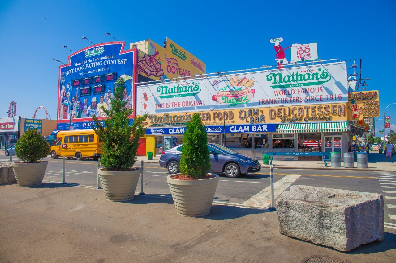 9/5/2018 Nathan's (the flavor of New York since 1916. Home of the International HOT DOG EATING CONTEST). Coney Island. Brooklyn, New York City. Credit: Photo by LoveIsAmor.com