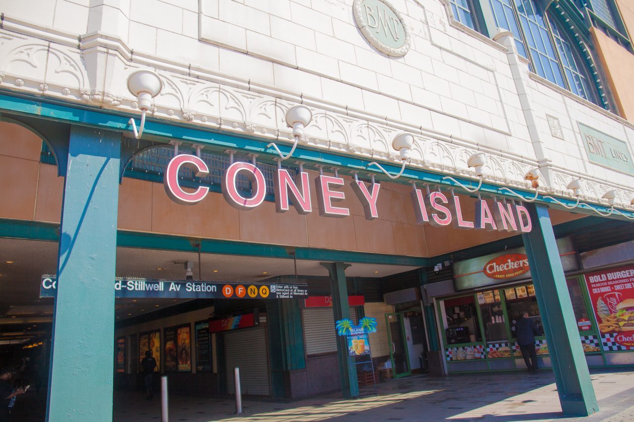 9/5/2018 Coney Island Subway station. Coney Island. Brooklyn, New York City. Credit: Photo by LoveIsAmor.com