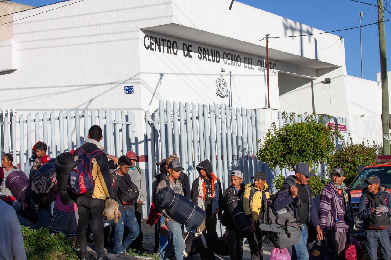 Tlaquepaque, Guadalajara. Jalisco, Mexico. Monday, November 19th, 2018. Hundreds of refugees fleeing violence and extreme poverty in Central America have been staying at "El Refugio. Casa del Migrante" for one or two days. These immigrants are part of the second and third caravan. Credit: Photo by LoveIsAmor.com