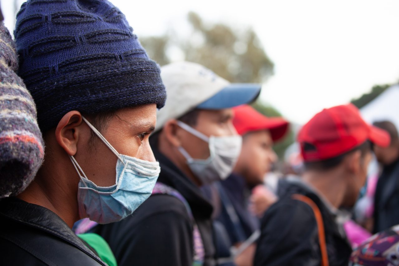 Tijuana, Baja California. Mexico. Tuesday, November 27th, 2018. Refugees arriving from Mexicali, Baja California. They are going to stay at Unidad Deportiva Benito Juárez (an improvised shelter for the caravans of immigrants). Refugees are fleeing violence and extreme poverty in their countries in Central America. They want to apply for asylum in the United States of America. Credit: Photo by LoveIsAmor.com