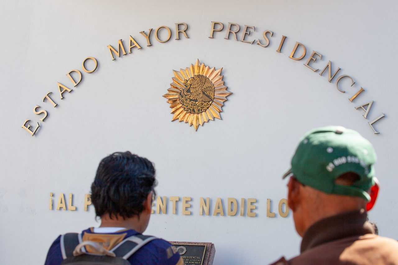Mexico City, Mexico. Saturday, December 1, 2018. The "Official Residence of Los Pinos" was the residence of the Mexican presidents. As of Saturday, December 1, 2018, it will be known as the "Los Pinos Cultural Complex." The official website says: "Los Pinos will be a completely open space for all Mexicans." Today was the inauguration of Mexican President Andrés Manuel López Obrador. People came to Los Pinos to celebrate this historic day. Credit: Photo by LoveIsAmor.com