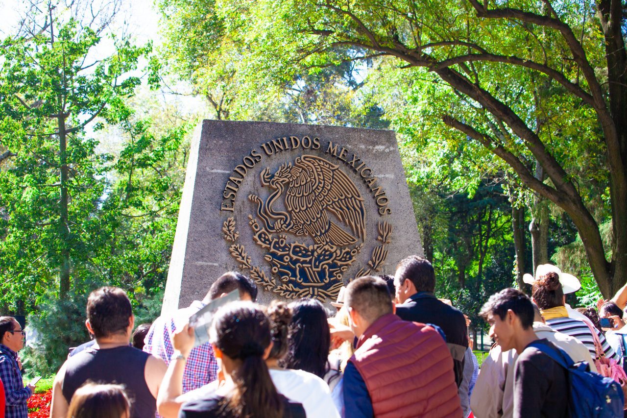 Mexico City, Mexico. Saturday, December 1, 2018. First visitors at the new cultural facility. The "Official Residence of Los Pinos" was the residence of the Mexican presidents. As of Saturday, December 1, 2018, it will be known as the "Los Pinos Cultural Complex." The official website says: "Los Pinos will be a completely open space for all Mexicans." Today was the inauguration of Mexican President Andrés Manuel López Obrador. People came to Los Pinos to celebrate this historic day. Credit: Photo by LoveIsAmor.com
