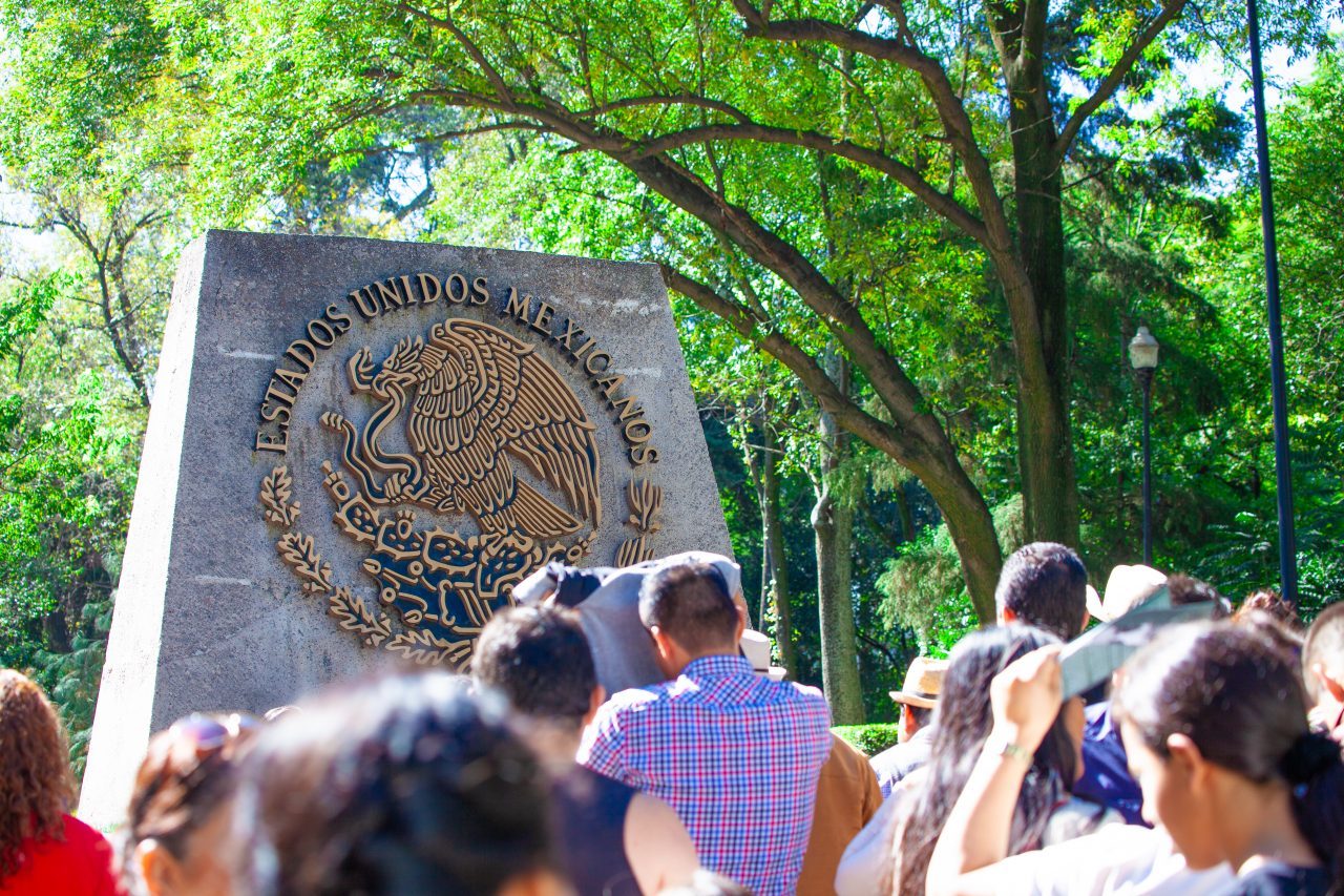 Mexico City, Mexico. Saturday, December 1, 2018. First visitors at the new cultural facility. The "Official Residence of Los Pinos" was the residence of the Mexican presidents. As of Saturday, December 1, 2018, it will be known as the "Los Pinos Cultural Complex." The official website says: "Los Pinos will be a completely open space for all Mexicans." Today was the inauguration of Mexican President Andrés Manuel López Obrador. People came to Los Pinos to celebrate this historic day. Credit: Photo by LoveIsAmor.com