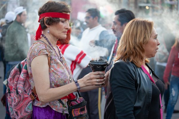 Mexico City, Mexico. Saturday, December 1, 2018. Mexicans celebrate on the Zocalo the inauguration of Mexican President Andrés Manuel López Obrador. People came to celebrate this historic day. López Obrador – known as AMLO - said, “We are going to govern for everyone, but we are going to give preference to the most impoverished and vulnerable. For the good of all, the poor come first.” Andrés Manuel received a spiritual cleansing by indigenous women and men as part of the celebrations. “What we want, what we desire is to purify public life in Mexico. I repeat my commitment: I will not lie, I will not steal or betray the people of Mexico,” the new President said during the religious ceremony. Credit: Photo by LoveIsAmor.com