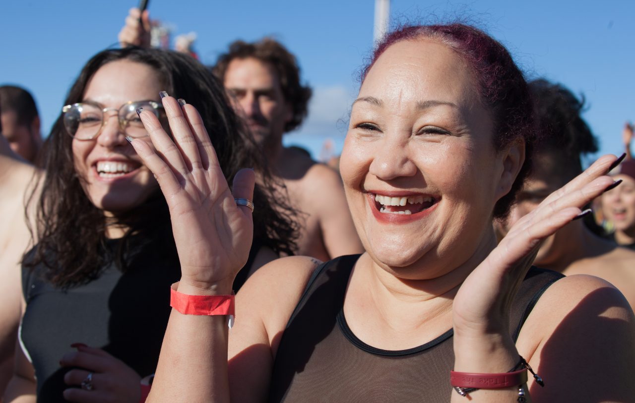 Coney island, Brooklyn. New York City. Tuesday, January 1, 2019 - Today was the New Year’s Day Polar Bear Plunge at Coney Island, New York City. The temperature was more than 50 degrees today. Hundreds of people attended the event. Credit: Photo by LoveIsAmor.com