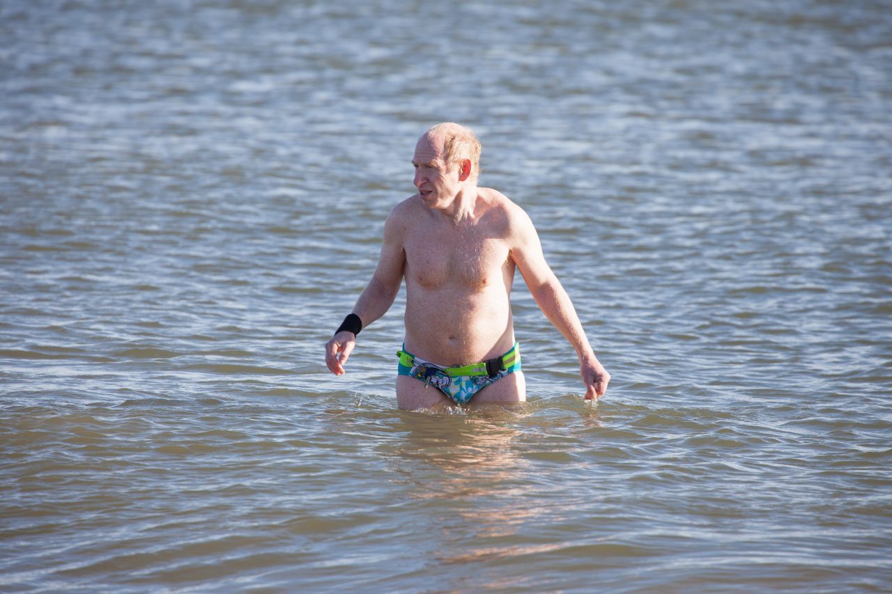 Coney island, Brooklyn. New York City. Tuesday, January 1, 2019 - Today was the New Year’s Day Polar Bear Plunge at Coney Island, New York City. The temperature was more than 50 degrees today. Hundreds of people attended the event. Credit: Photo by LoveIsAmor.com