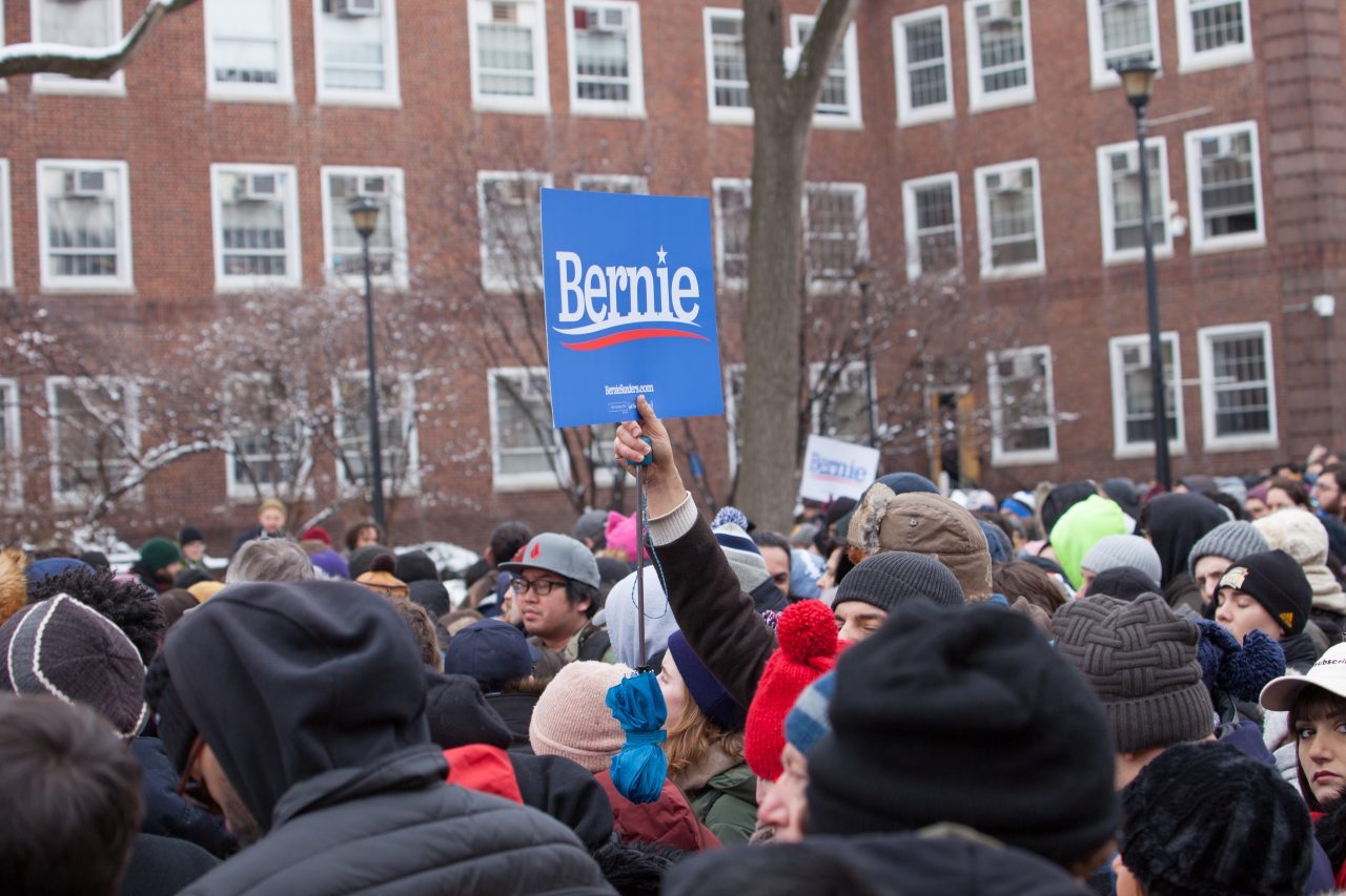 Saturday, March 2, 2019. New York City - Supporters of United States of America Senator and 2020 presidential candidate Bernie Sanders. Photo by LoveIsAmor.com