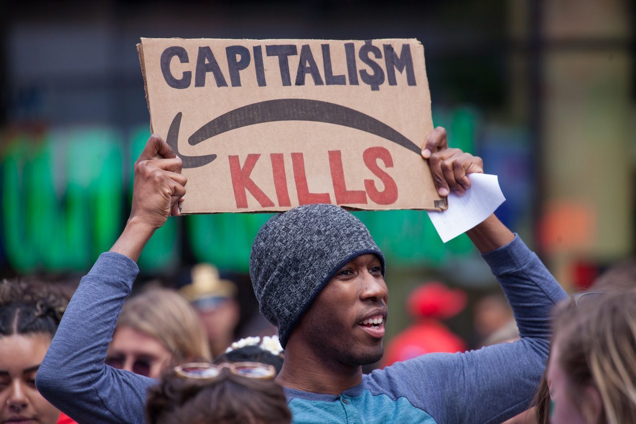Friday, May 24th, 2019. New York City - Today was the 2nd Global Climate Strike. Hundreds of students, some teachers, parents and other people gathered at Columbus Circle and then marched to Times Square in Manhattan. They demanded that “NYC Mayor (and U. S. presidential candidate) Bill de Blasio follow the UK, Ireland and countless cities around the world who have declared a Climate Emergency.” More than 1 million students, teachers, parents, politicians and other people from around the world went on strike in protest of the climate crisis. Credit: Photo by LoveIsAmor.com