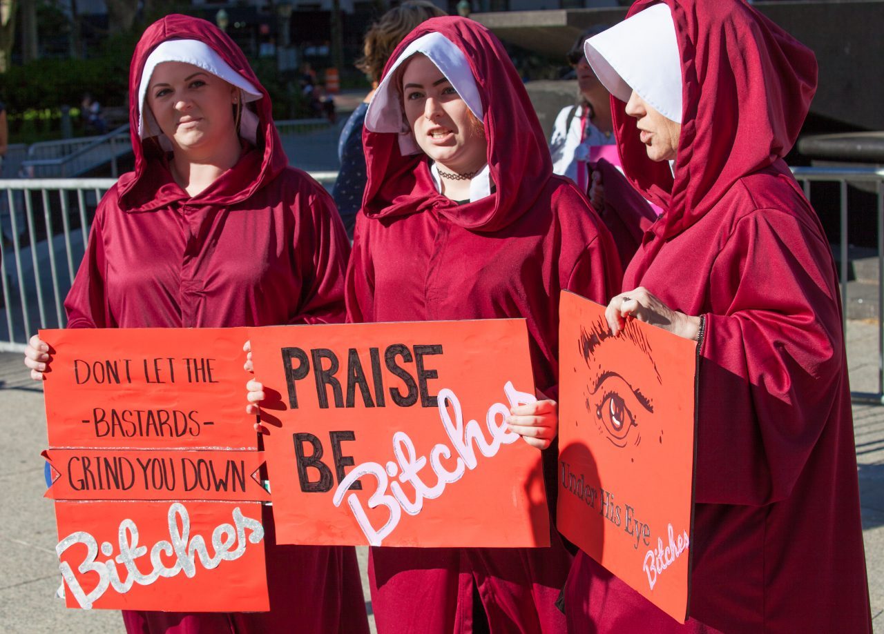 Tuesday, May 21, 2019. New York City – Today, over 500 "Stop The Bans" rallies took place across the United States of America. Women and men gathered at Foley Square Park in Manhattan, New York City, to demand Republicans stop attacking women's rights. Credit: Photo by LoveIsAmor.com