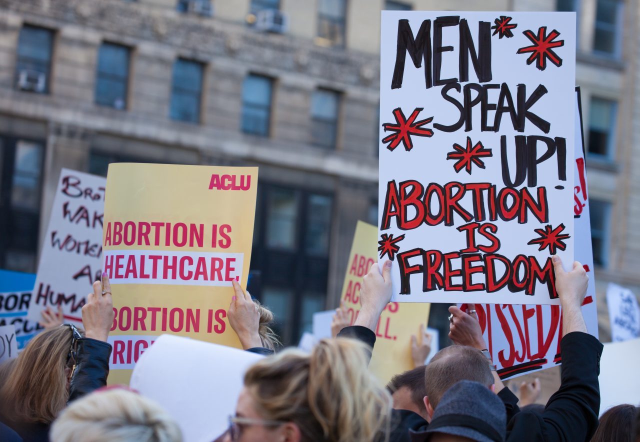 Tuesday, May 21, 2019. New York City – Today, over 500 "Stop The Bans" rallies took place across the United States of America. Women and men gathered at Foley Square Park in Manhattan, New York City, to demand Republicans stop attacking women's rights. Credit: Photo by LoveIsAmor.com