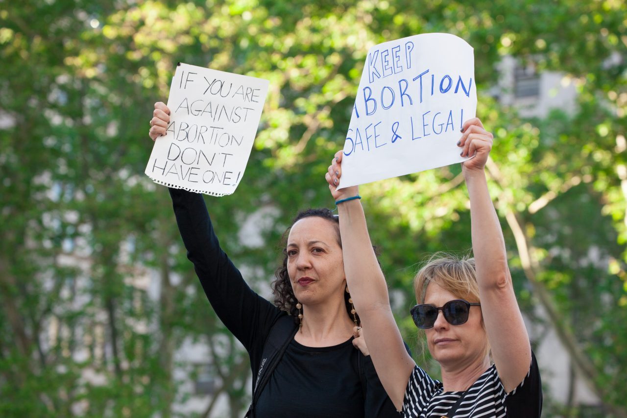 Tuesday, May 21, 2019. New York City – Today, over 500 "Stop The Bans" rallies took place across the United States of America. Women and men gathered at Foley Square Park in Manhattan, New York City, to demand Republicans stop attacking women's rights. Credit: Photo by LoveIsAmor.com