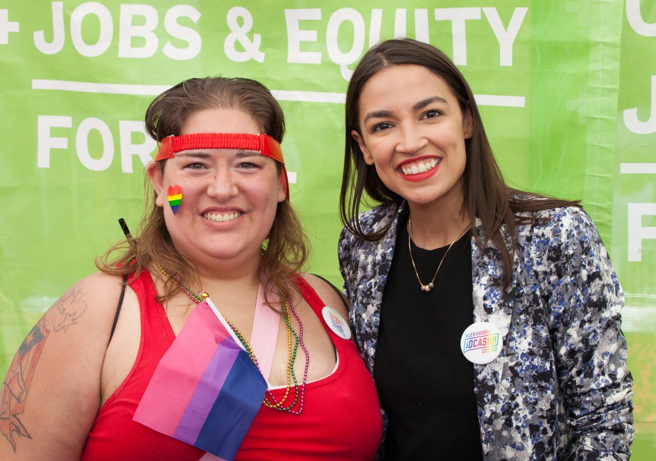 Sunday, June 23rd, 2019. Bronx, New York City - Today was the 1 Bronx World Pride Rally, March and Festival. Today people celebrated Bronx World Pride, Pride Month and the 50th anniversary of the Stonewall Rebellion. Alexandria Ocasio-Cortez Congresswoman for New York's 14th congressional district: Bronx - Queens, was one of the speakers. AOC (often referred to by her initials) marched from 161st Street and Grand Concourse to 149th Street and 3rd Ave, where she took pictures with her supporters. Credit: Photo by LoveIsAmor.com