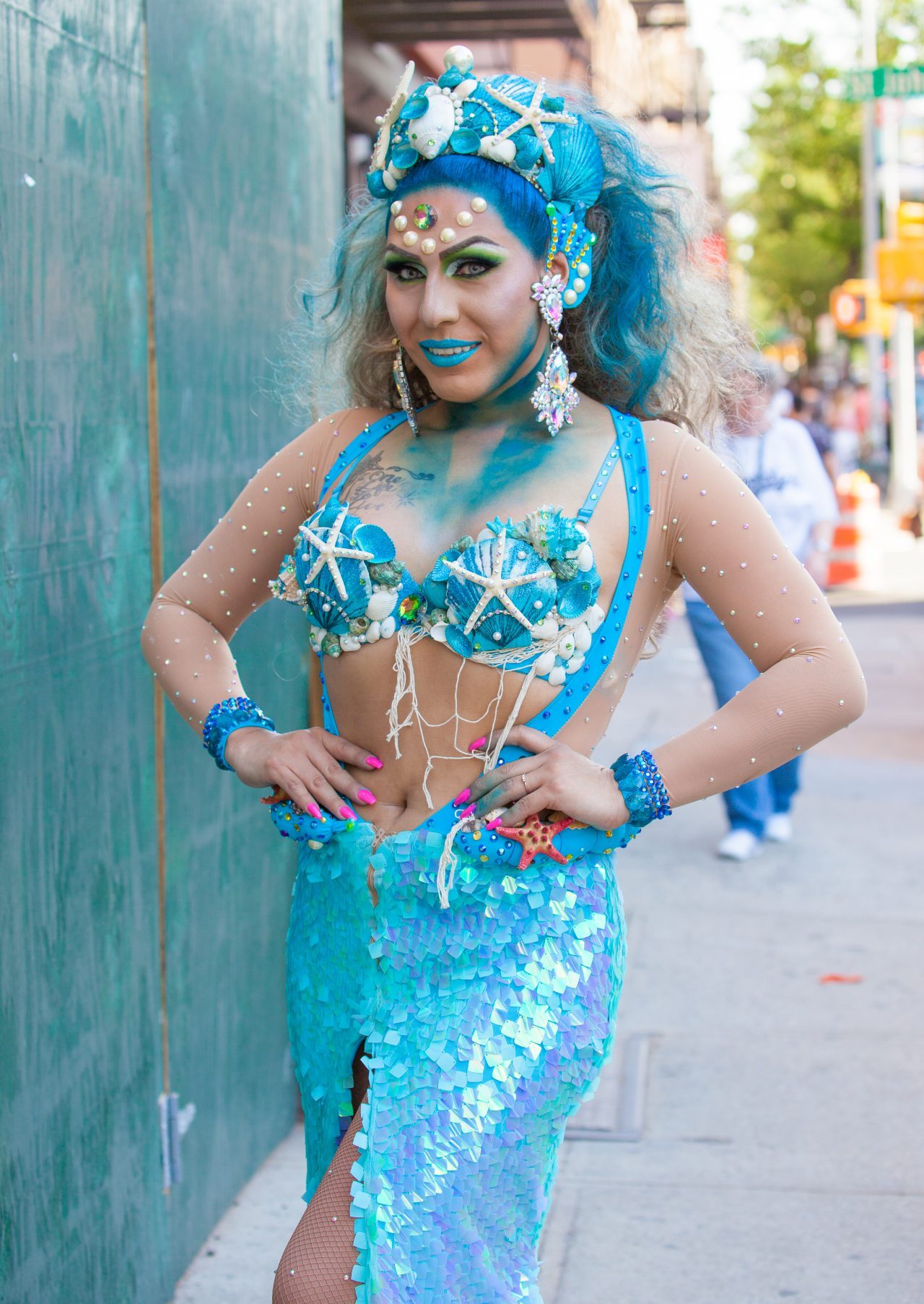 Saturday, June 8th, 2019. Brooklyn, New York City - Drag Queen at the Brooklyn Pride Parade/March. This year, Brooklyn celebrated the 23rd Annual Brooklyn Pride Parade/March. Brooklyn Pride was ranked within the top 10 of the 20 best places in the US to celebrate pride by matadornetwork.com. This year is the 50th anniversary of the Stonewall revolution. Credit: Photo by LoveIsAmor.com