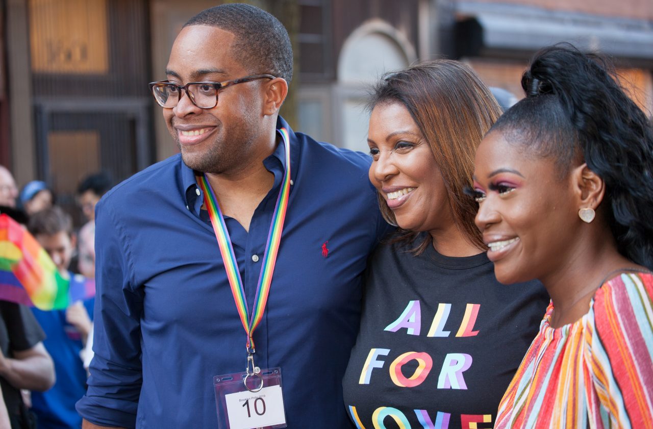 Saturday, June 8th, 2019. Brooklyn, New York City - Letitia “Tish” James, 67th Attorney General for the State of New York at Brooklyn Pride Parade/March. This year, Brooklyn celebrated the 23rd Annual Brooklyn Pride Parade/March. Brooklyn Pride was ranked within the top 10 of the 20 best places in the US to celebrate pride by matadornetwork.com. This year is the 50th anniversary of the Stonewall revolution. Credit: Photo by LoveIsAmor.com