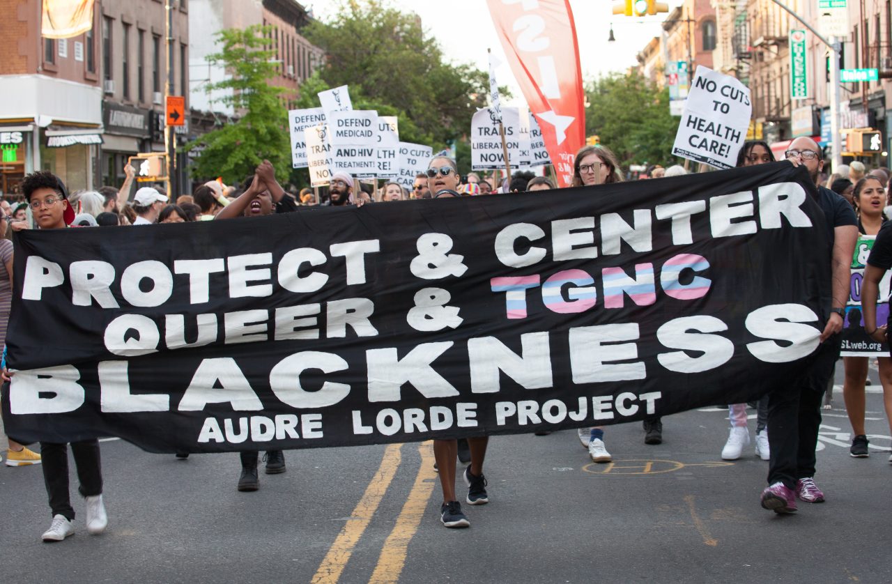 Saturday, June 8th, 2019. Brooklyn, New York City - Audre Lorde Project at the Brooklyn Pride Parade/March. This year, Brooklyn celebrated the 23rd Annual Brooklyn Pride Parade/March. Brooklyn Pride was ranked within the top 10 of the 20 best places in the US to celebrate pride by matadornetwork.com. This year is the 50th anniversary of the Stonewall revolution. Credit: Photo by LoveIsAmor.com