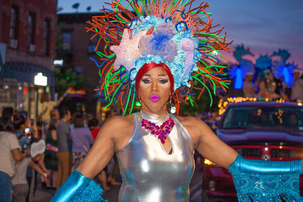 Saturday, June 8th, 2019. Brooklyn, New York City - Drag Queen at the Brooklyn Pride Parade/March. This year, Brooklyn celebrated the 23rd Annual Brooklyn Pride Parade/March. Brooklyn Pride was ranked within the top 10 of the 20 best places in the US to celebrate pride by matadornetwork.com. This year is the 50th anniversary of the Stonewall revolution. Credit: Photo by LoveIsAmor.com